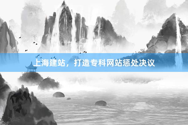 上海建站，打造专科网站惩处决议